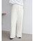 透かし編みニットパンツ