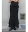 フリンジニットスカート