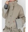 スタンドカラーミドル丈トレンチコート