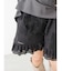 コットンレースパッチワークショートパンツ