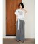 ウエストデザインラインパンツ
