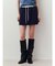 ウエストデザインポンチミニスカート
