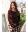 バックオープンベロアロングスリーブTee