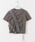 シャーリングフリルTEE