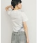 シャーリングフリルTEE