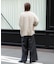 『TALLサイズ／WEB限定』ウールライクダブルタックワイドパンツ