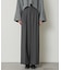 『TALLサイズ／WEB限定』ウールライクダブルタックワイドパンツ