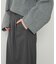 『TALLサイズ／WEB限定』ウールライクダブルタックワイドパンツ