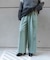 『TALLサイズ／WEB限定』ウールライクダブルタックワイドパンツ