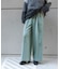『TALLサイズ／WEB限定』ウールライクダブルタックワイドパンツ