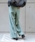 『TALLサイズ／WEB限定』ウールライクダブルタックワイドパンツ