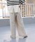 『TALLサイズ／WEB限定』ウールライクダブルタックワイドパンツ