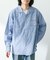『別注』ELY×Sonny Label　開襟シャンブレーシャツ