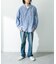 『別注』ELY×Sonny Label　開襟シャンブレーシャツ