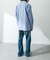 『別注』ELY×Sonny Label　開襟シャンブレーシャツ