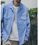 『別注』ELY×Sonny Label　開襟シャンブレーシャツ