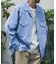 『別注』ELY×Sonny Label　開襟シャンブレーシャツ