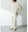 『別注』ELY×Sonny Label　開襟シャンブレーシャツ