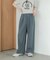 『3サイズ展開』『イージーケア』タックギャザーストレートパンツ
