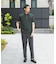 『吸水速乾』LIFE STYLE TAILOR　カッタウェイ半袖プルオーバー