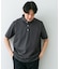 『吸水速乾』LIFE STYLE TAILOR　カッタウェイ半袖プルオーバー