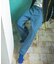 ストレートデニムパンツ