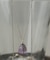 SMELLY so’　amethyst slide necklace