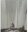 SMELLY so’　amethyst slide necklace
