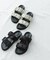 ギャザースライドサンダル