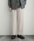 『イージーケア』ダブルタックワイドパンツ