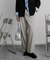 『イージーケア』ダブルタックワイドパンツ