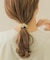ギャザーパールヘアポニー