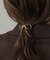 メタルノットリボンヘアカフセット