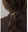 メタルノットリボンヘアカフセット