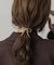 メタルノットリボンヘアカフセット