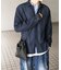 『ユニセックス』メッシュ衿付きカーディガン