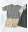 『親子リンク』add fabrics ドルマンTシャツ(KIDS)