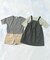 『親子リンク』add fabrics ドルマンTシャツ(KIDS)