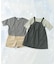 『親子リンク』add fabrics ドルマンTシャツ(KIDS)