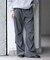 ウールライクランダムタックパンツ