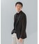 『イージーケア／速乾』LIFE STYLE TAILOR　メランジニットイージージャケット
