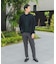 『イージーケア／速乾』LIFE STYLE TAILOR　メランジニットイージージャケット