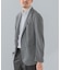 『イージーケア／速乾』LIFE STYLE TAILOR　メランジニットイージージャケット