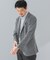 『イージーケア／速乾』LIFE STYLE TAILOR　メランジニットイージージャケット