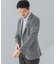 『イージーケア／速乾』LIFE STYLE TAILOR　メランジニットイージージャケット