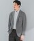 『イージーケア／速乾』LIFE STYLE TAILOR　メランジニットイージージャケット