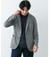 『イージーケア／速乾』LIFE STYLE TAILOR　メランジニットイージージャケット