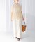 normment　BOTANICAL LACE TUNIC
