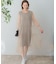TORRAZZO DONNA　ニット×オーガンジーリバーシブルワンピース