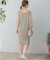 TORRAZZO DONNA　ニット×オーガンジーリバーシブルワンピース